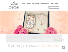 Tablet Screenshot of championrelogios.com.br